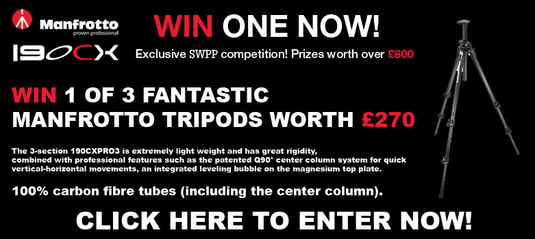 Win a Manfrotto 190CXPRO3 tripod