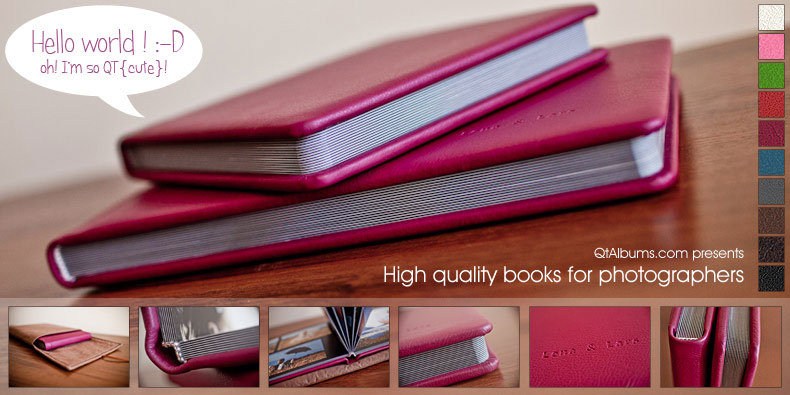 QtAlbums.com - High quality books for professional photographers.